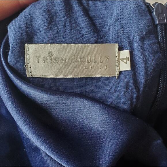 Trish Scully Child dress size 4 blue floral - Picture 7 of 7